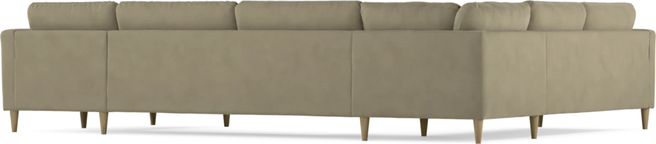 Bridge - Hörnsoffa, 2+3-sits med schäslong höger - Beige