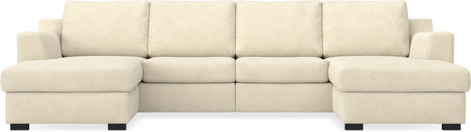 Friday - 2-sits soffa med två schäslonger - Beige
