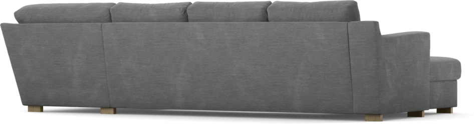 Friday - 3-sits soffa med schäslong vänster och divan höger - Grå