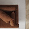 Harper - 3-sits soffa med divan höger - Brun