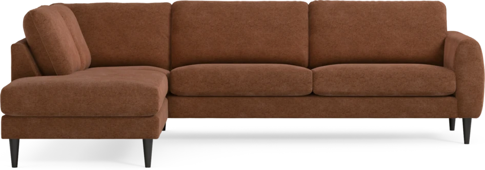 Bridge - 3-sits soffa med divan vänster - Orange