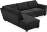 Friday - 2,5-sits soffa med divan vänster - Blå
