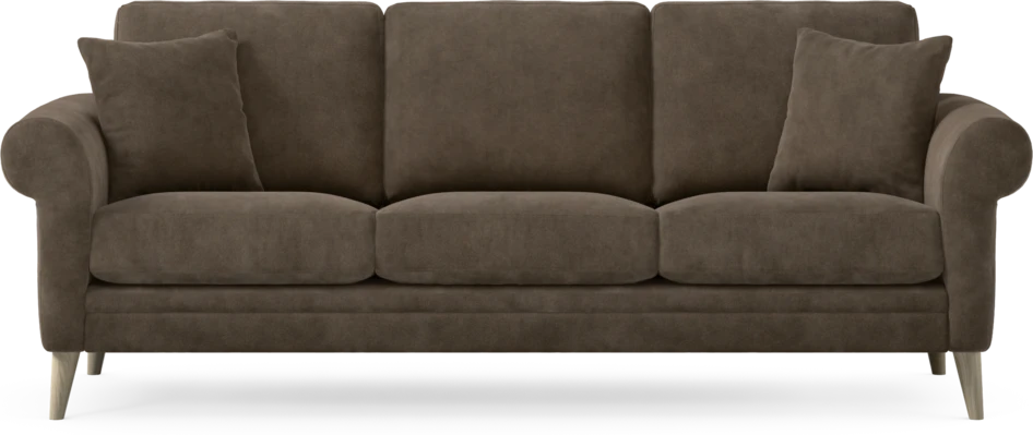 Eden - 3-sits soffa - Brun