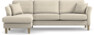 Eden - 2,5-sits soffa med schäslong - Beige