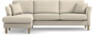 Eden - 2,5-sits soffa med schäslong - Beige