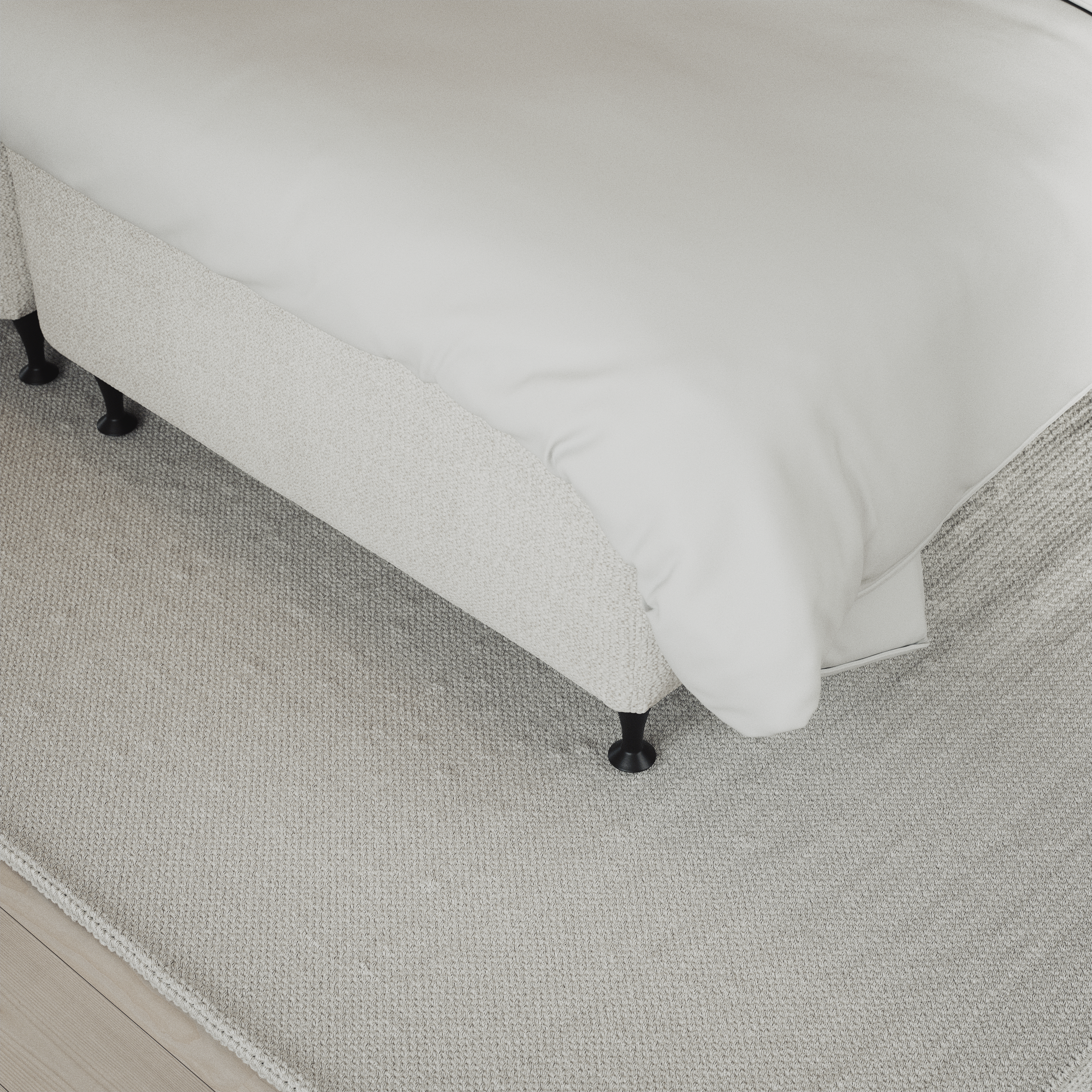 Delux Exclusive - Kontinentalsäng, enkelsäng 140 cm med bäddmadrass och sängben - inspiration