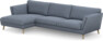 Madison Lux - 3-sits soffa med schäslong vänster - Blå