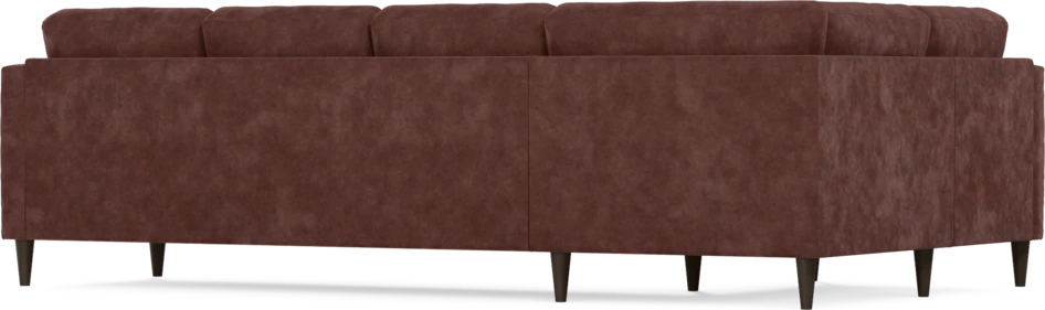 Eden - Hörnsoffa, 1+3-sits - Röd