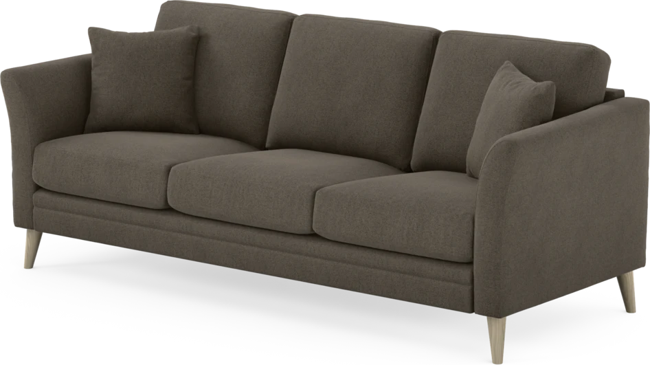 Eden - 3-sits soffa - Brun