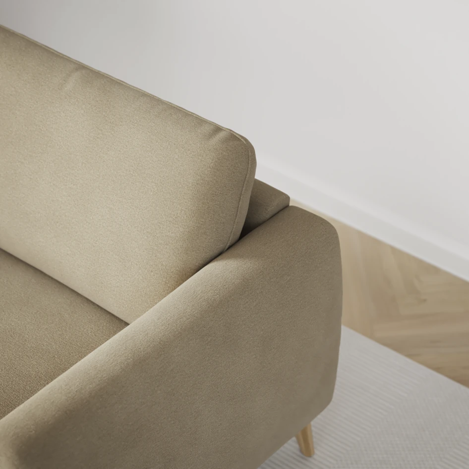 Bridge - Hörnsoffa, 3+2-sits med schäslong vänster - Beige