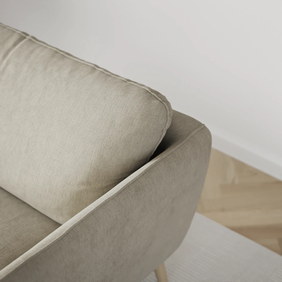 Madison Lux - 2-sits soffa med divan vänster och höger - Beige