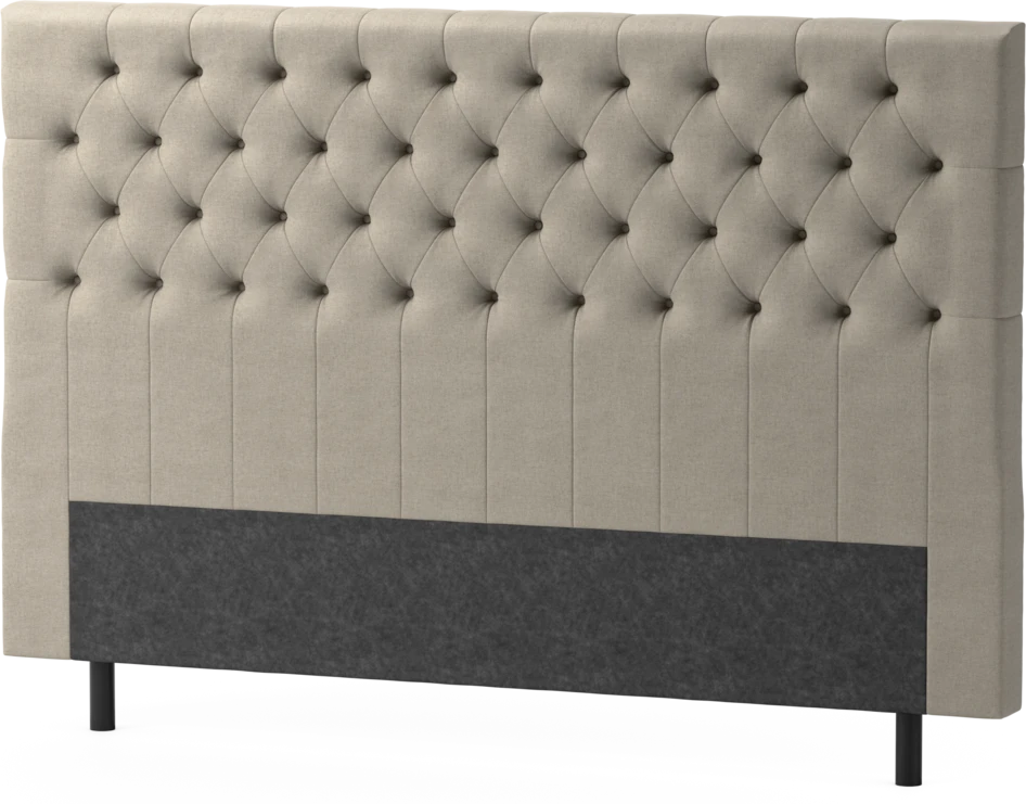 Delux Pikerad XL - Sänggavel, 90-210 cm - Beige