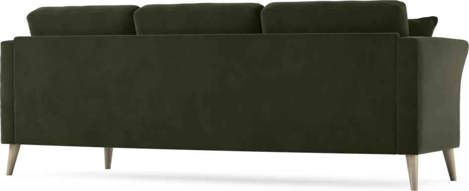 Eden - 3-sits soffa svängd - Grön