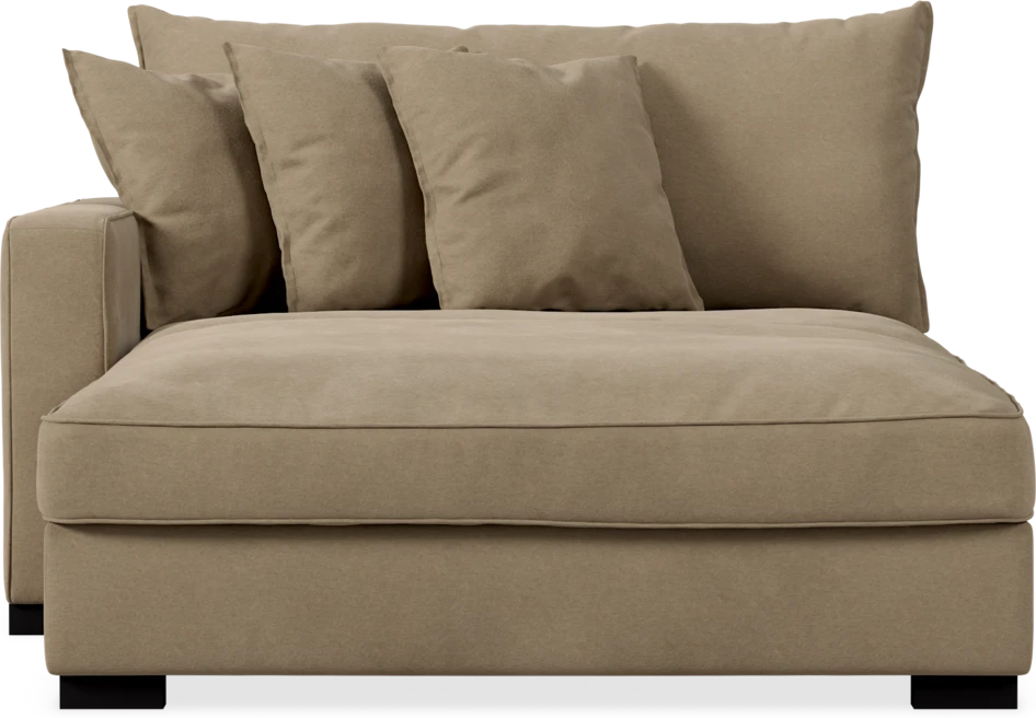 Rossi - Schäslong XL vänster - Beige