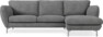 Madison Lux - 2-sits soffa med schäslong höger - Vit