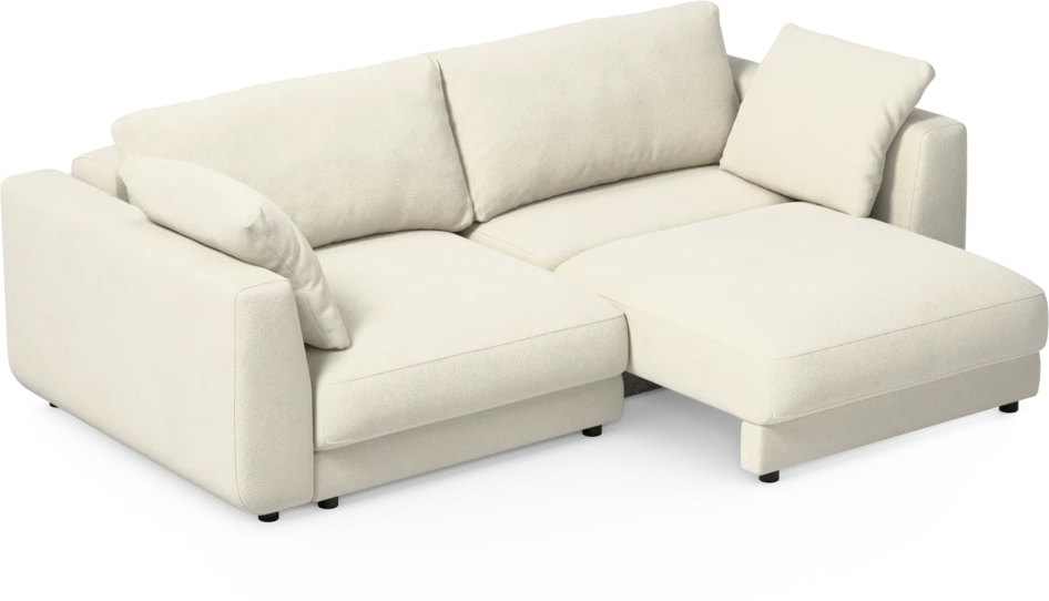 Amie - Bäddsoffa 3-sits - Vit