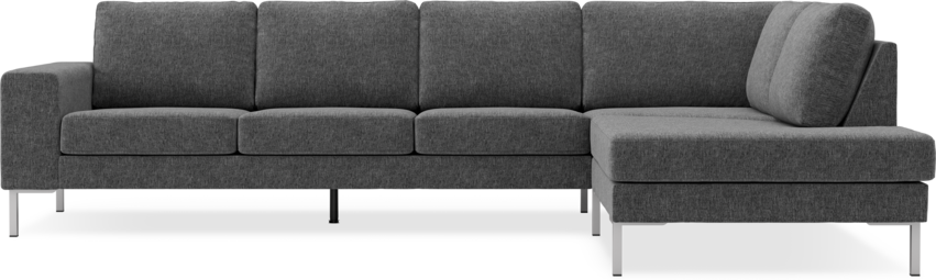 Sierra - 3-sits soffa med divan höger - Grå