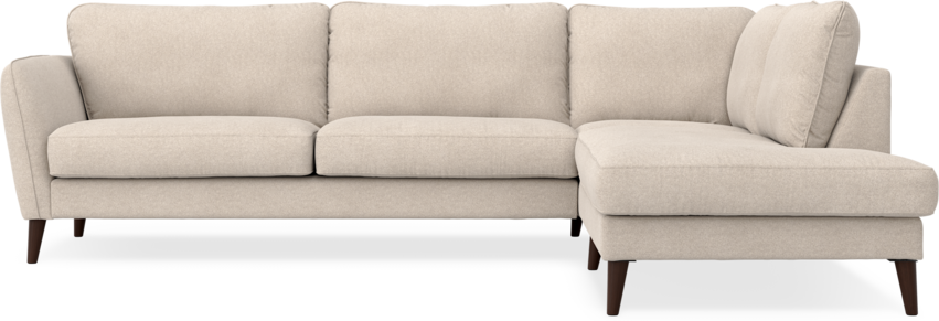 Bridge - 3-sits soffa med divan höger - Grå