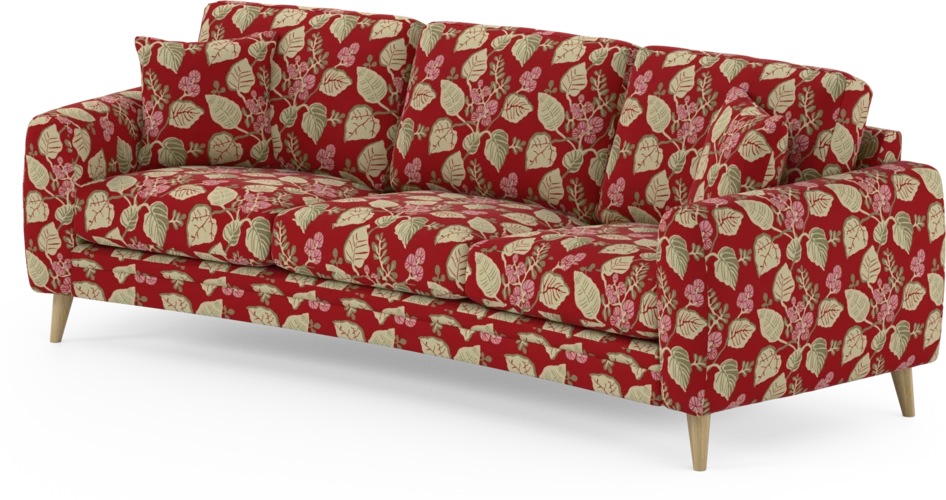 Eden - 3-sits soffa svängd - Flerfärgad