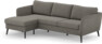 County - 3-sits soffa med flyttbar schäslong - Grå