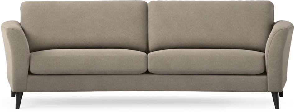Bridge - 3-sits soffa svängd - Beige