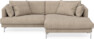 Harper - 4-sits med schäslong XL höger - Brun