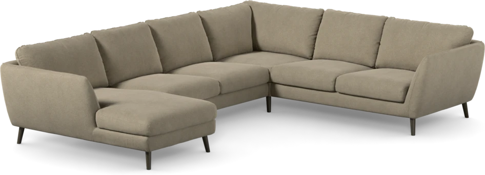 Madison - Hörnsoffa med schäslong vänster - Beige