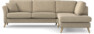 Eden - 2,5-sits soffa med divan - Beige