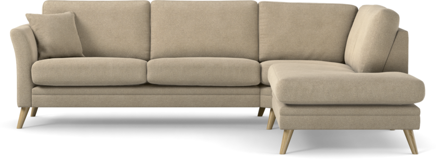Eden - 2,5-sits soffa med divan - Beige