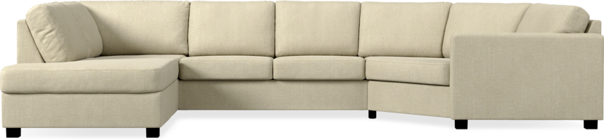 Nevada - 2-sits soffa med divan vänster och cosy hörn höger - Beige