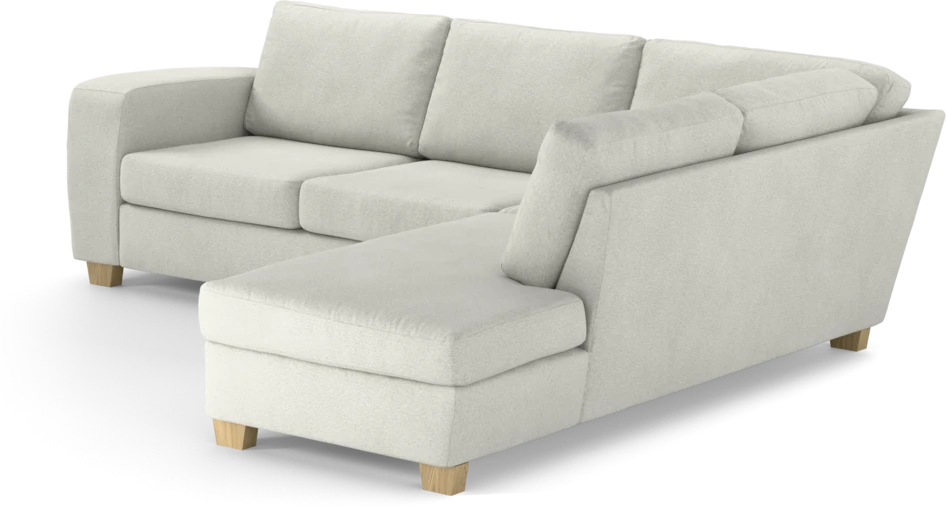 Friday - 2,5-sits soffa med divan höger - Vit