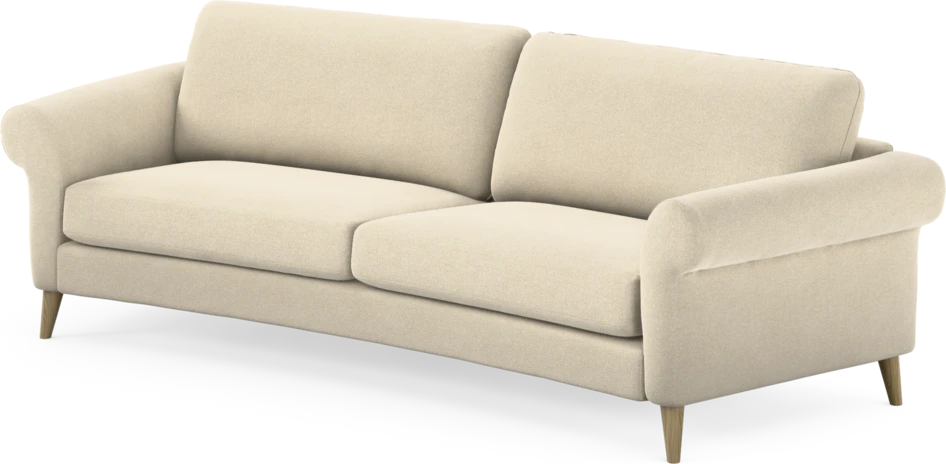 Bridge - 3-sits soffa svängd - Beige