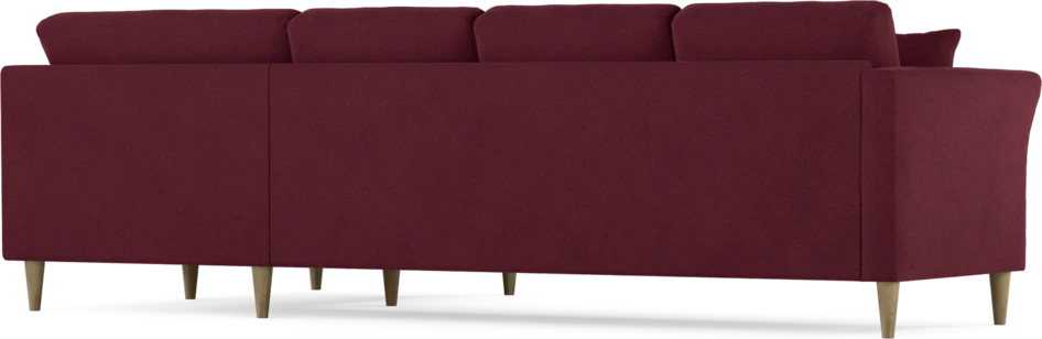 Eden - Hörnsoffa, 3+1-sits - Röd
