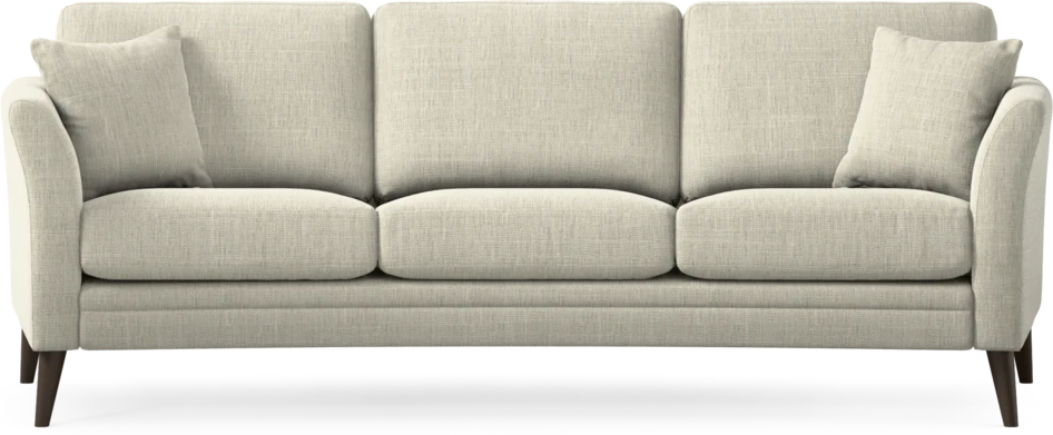 Eden - 3-sits soffa svängd - Beige
