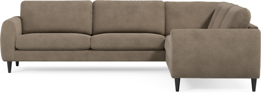 Bridge - Hörnsoffa, 3+2-sits - Brun