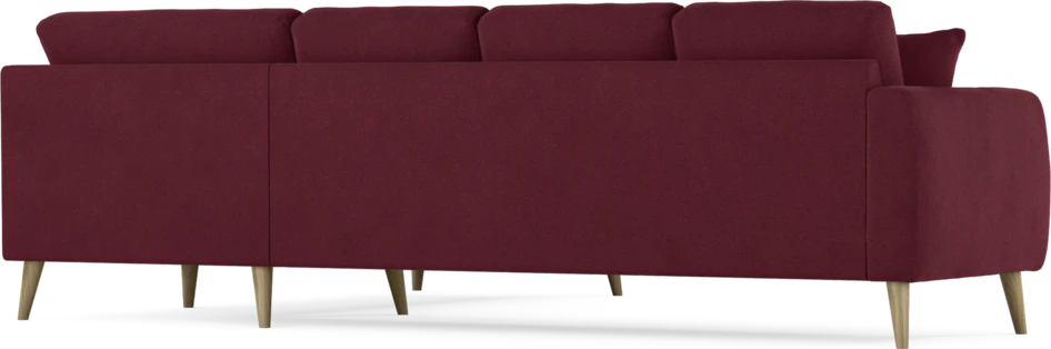 Eden - Hörnsoffa, 3+2-sits - Röd