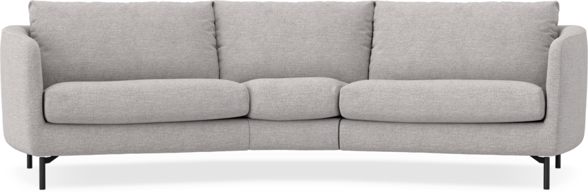 Madison - 3-sits soffa svängd, 90 cm - Beige