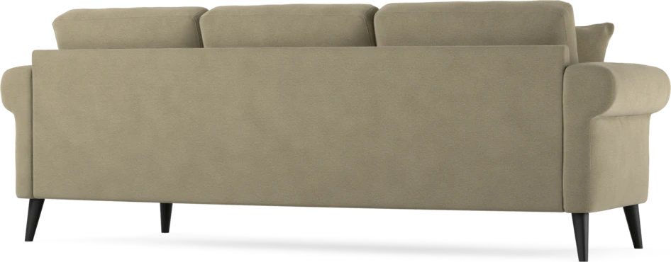 Eden - 3-sits soffa svängd - Beige
