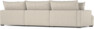 Rossi - 3-sits soffa med divan höger - Beige
