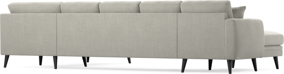 Eden - 3-sits soffa med schäslong vänster och divan höger - Grå