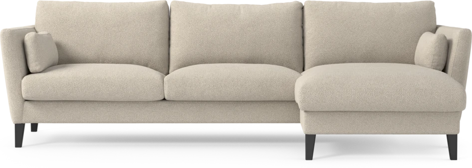 Winston - 3-sits soffa med schäslong, vändbar - Beige