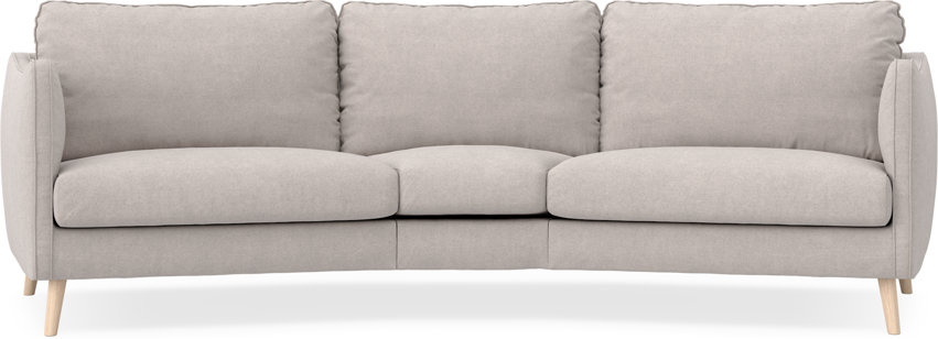 Madison - 3-sits soffa svängd, 90 cm - Grå