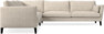 Winston - Hörnsoffa, 2+3-sits - Beige