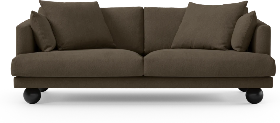 Harper - 3-sits soffa - Brun