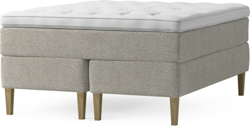 Delux Dream - Kontinentalsäng, dubbelsäng med bäddmadrass och sängben