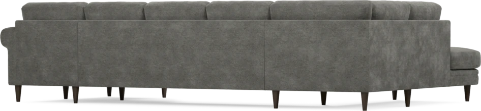 Eden - 3-sits soffa med divan vänster och schäslong höger - Grå