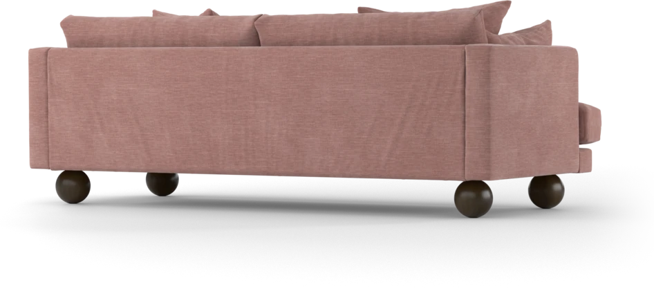 Harper - 3-sits soffa - Rosa