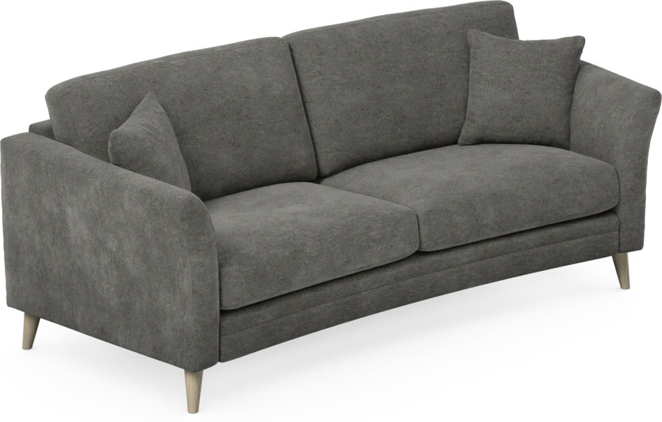 Eden - 2,5-sits soffa svängd - Grå