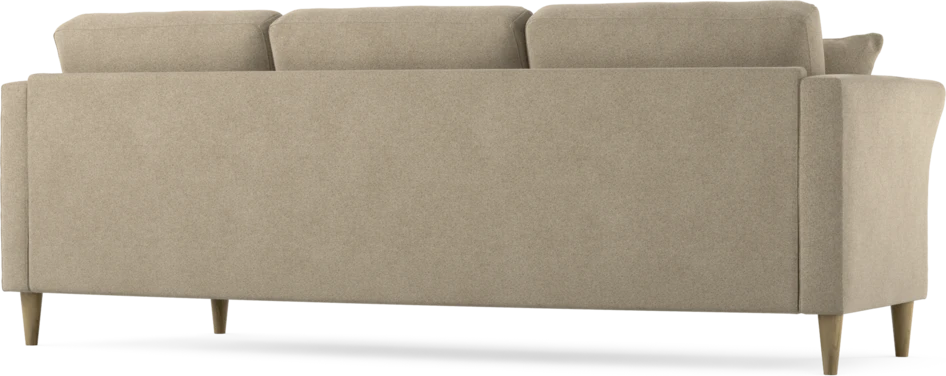 Eden - 3-sits soffa svängd - Beige