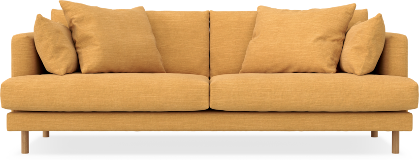 Harper - 3-sits soffa - Gul